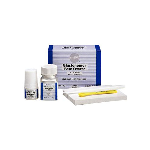 Shofu Dental 1110 GlasIonomer Composite Base Cement ION Introductory Kit Yellow Shofu Dental 1110 GlasIonomer Composite Base Cement ION Introductory Kit Yellow
